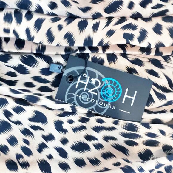 NEW H2OH Leopard Print 3pc Bikini Set Size Small - Picture 3 of 9